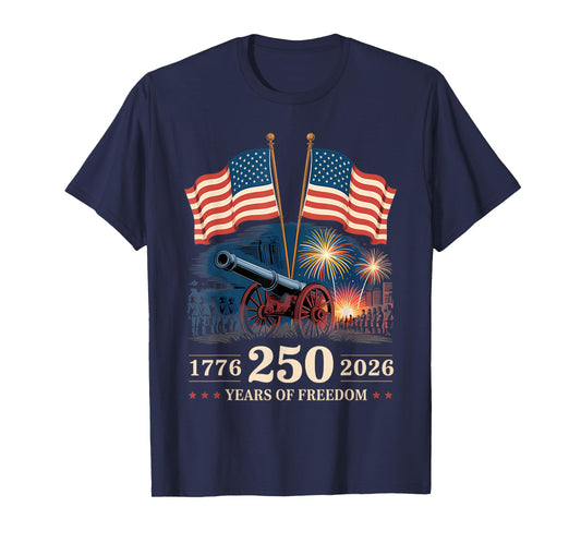 Betsy Ross Flag 250 Years of Freedom T-Shirt