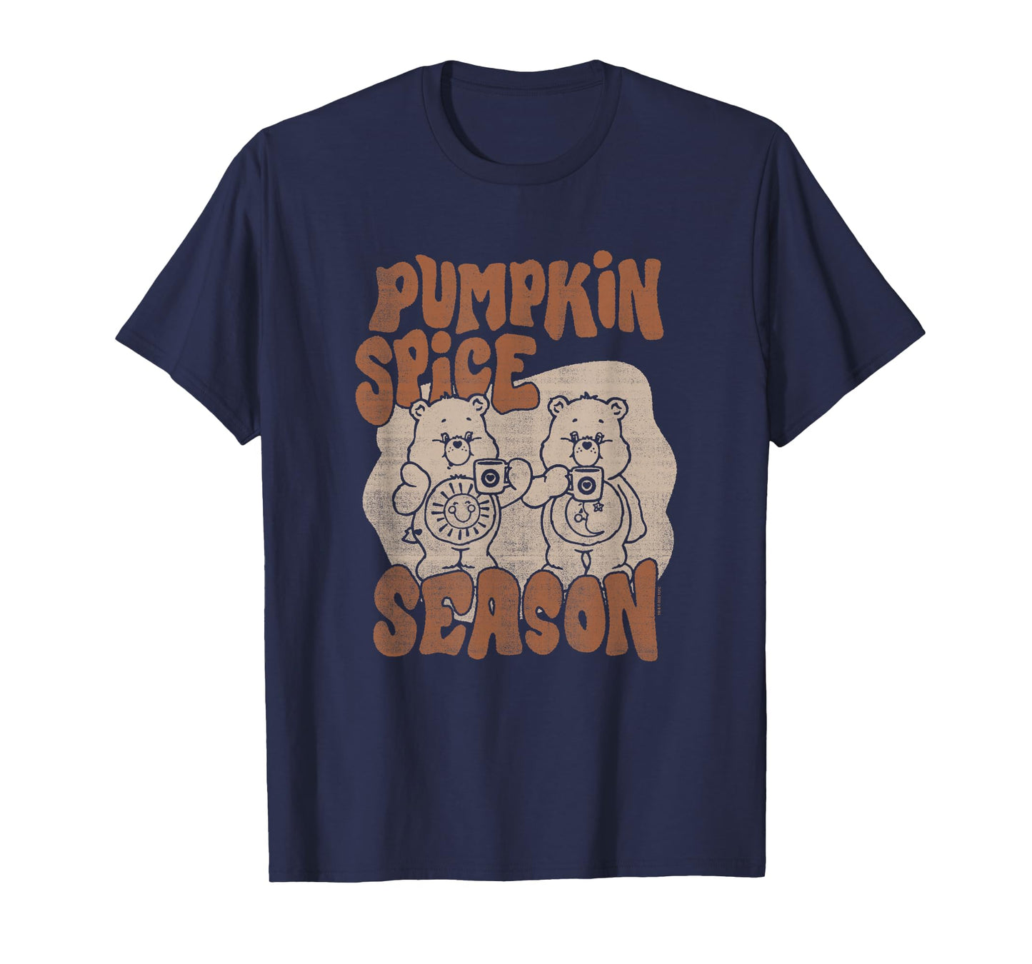 Care Bears Thanksgiving Vintage Pumpkin Spice Season Duo T-Shirt