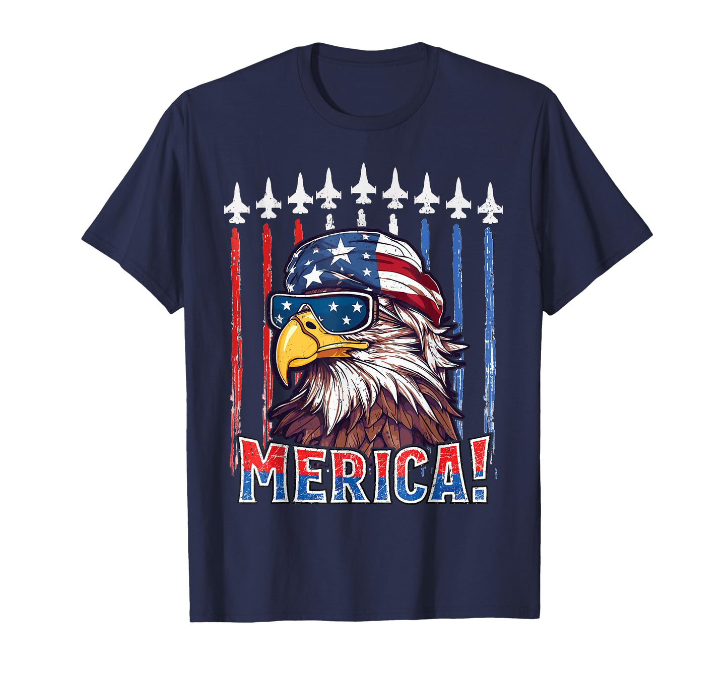 Merica Eagle 4th of july Patriotic freedom Eagle mullet T-Shirt