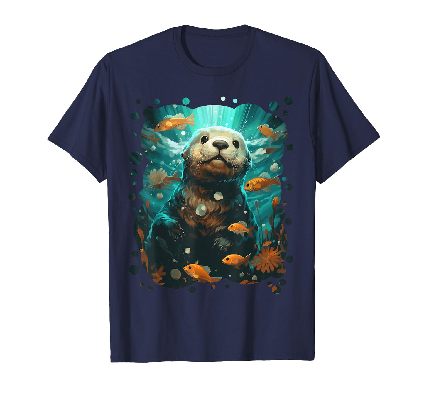 Cute Sea Otter Animal Nature Lovers Graphic T-Shirt