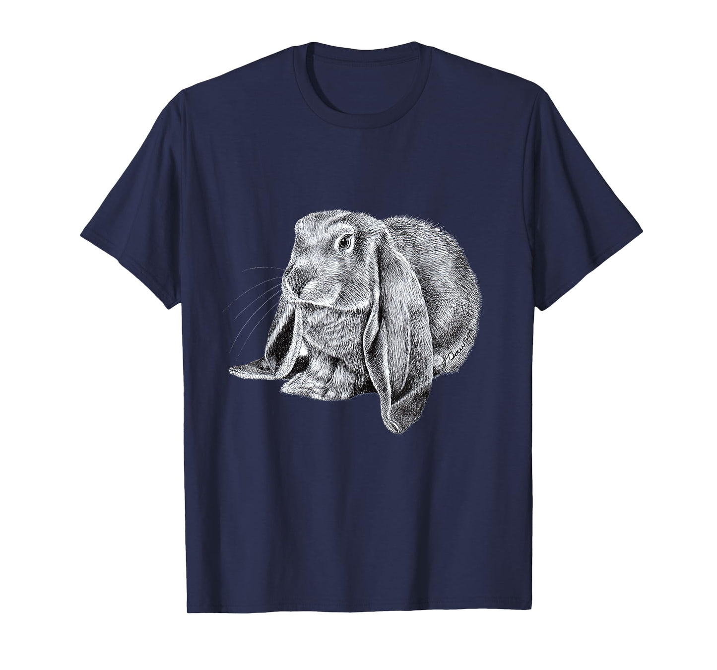 Cute English Lop Eared Bunny Rabbit T-Shirt