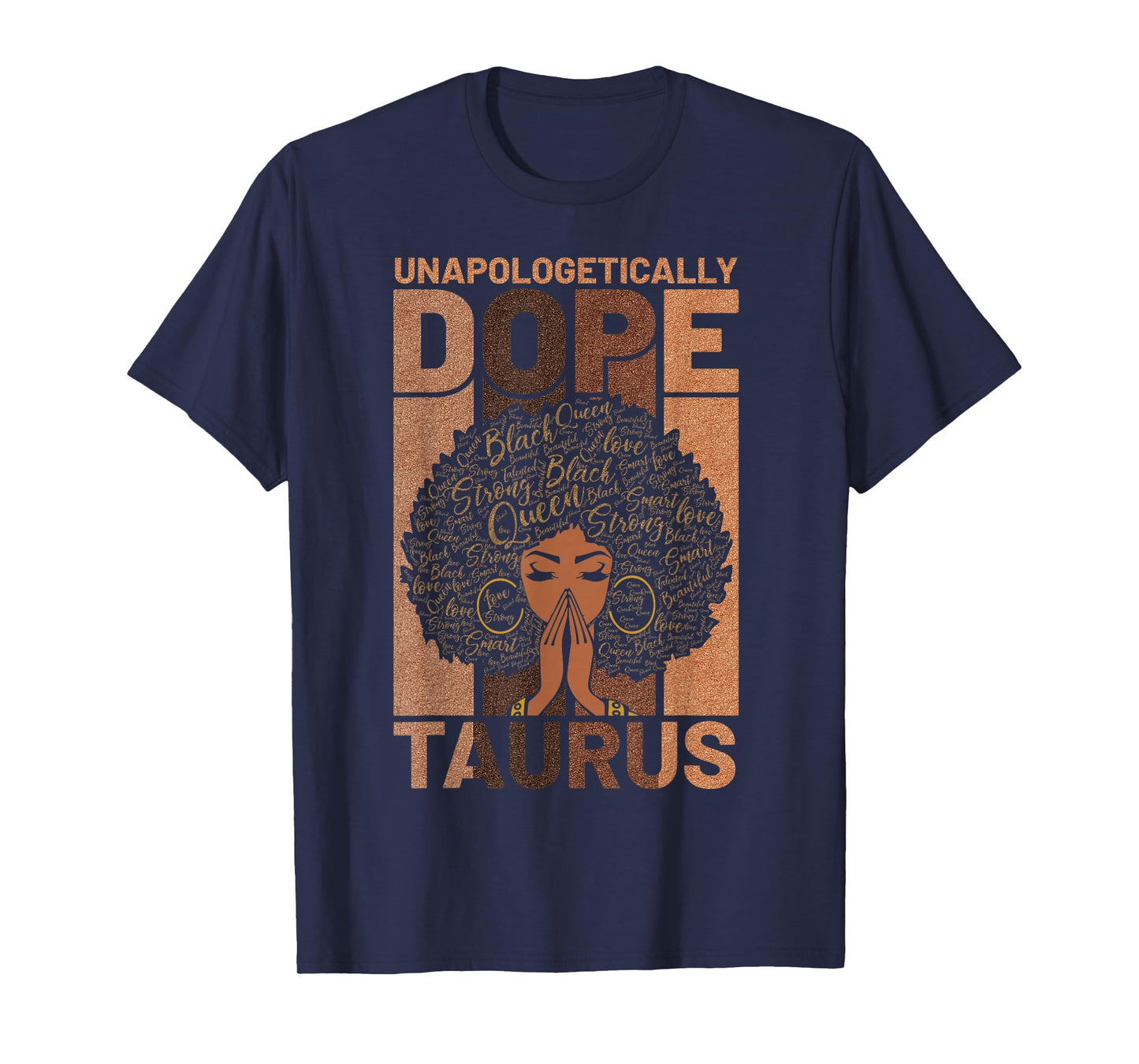 Black History Unapologetically Dope Taurus Melanin Horoscope T-Shirt