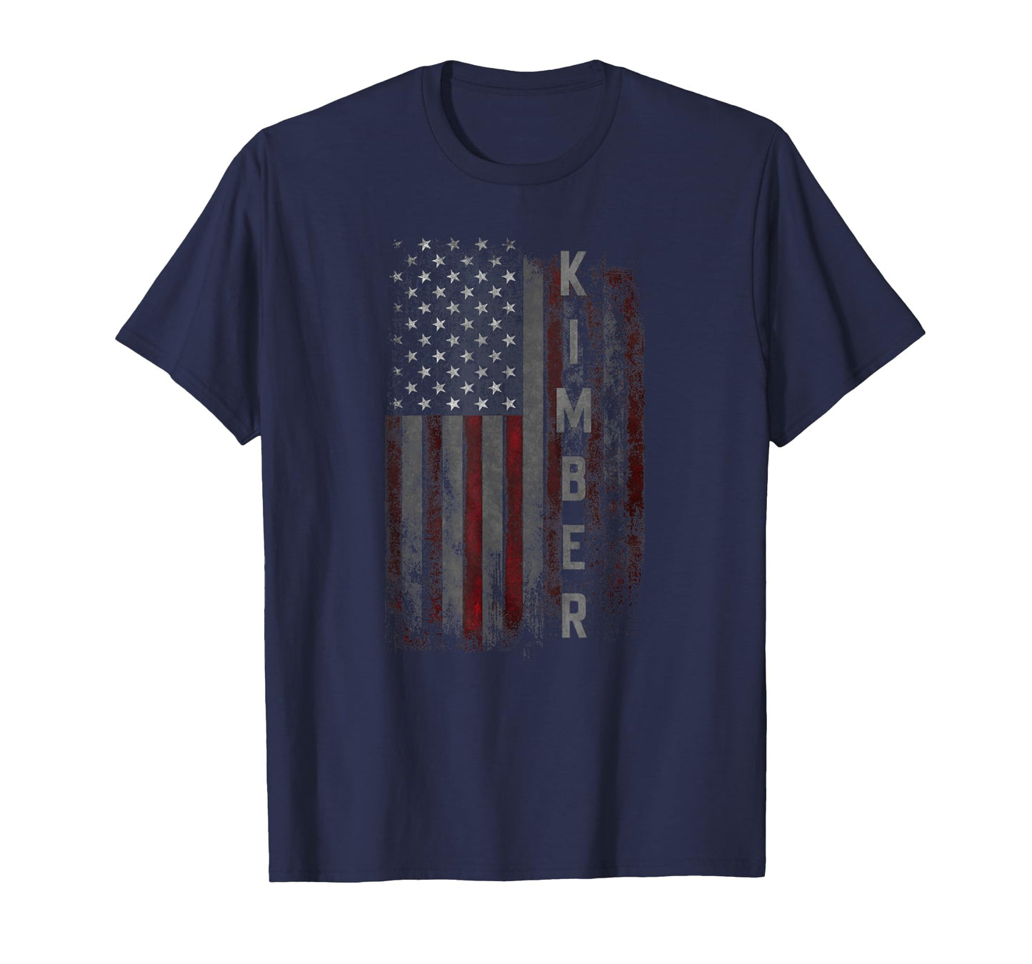 Kimber Family American Flag T-Shirt Gift for Men T-Shirt