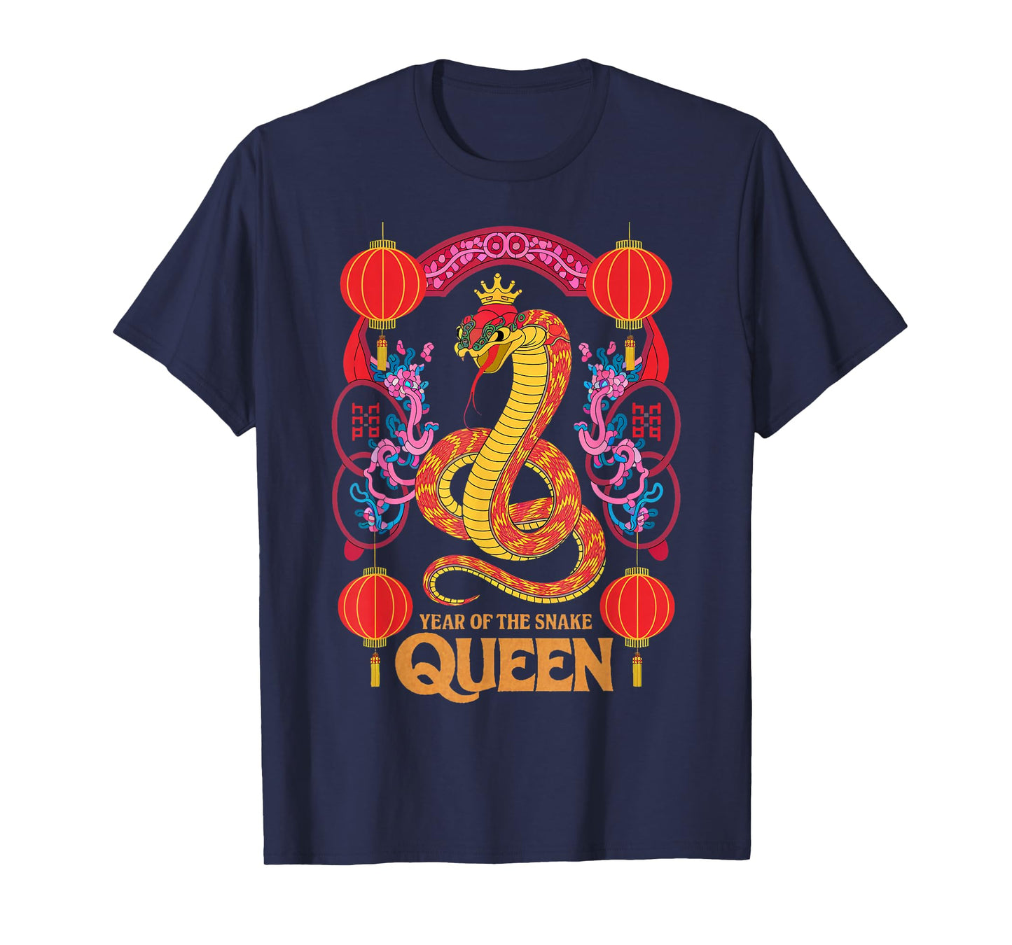 Snake Queen Chinese New Year Zodiac Sign Year Of The Snake T-Shirt
