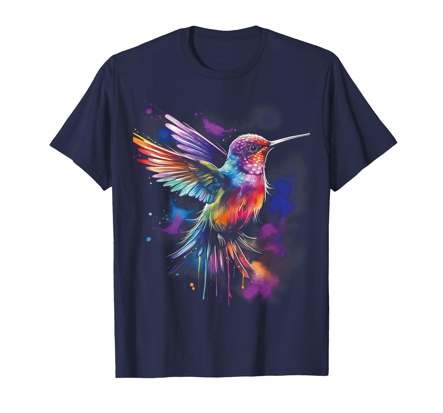 Hummingbird Artwork Bird Birds T-Shirt