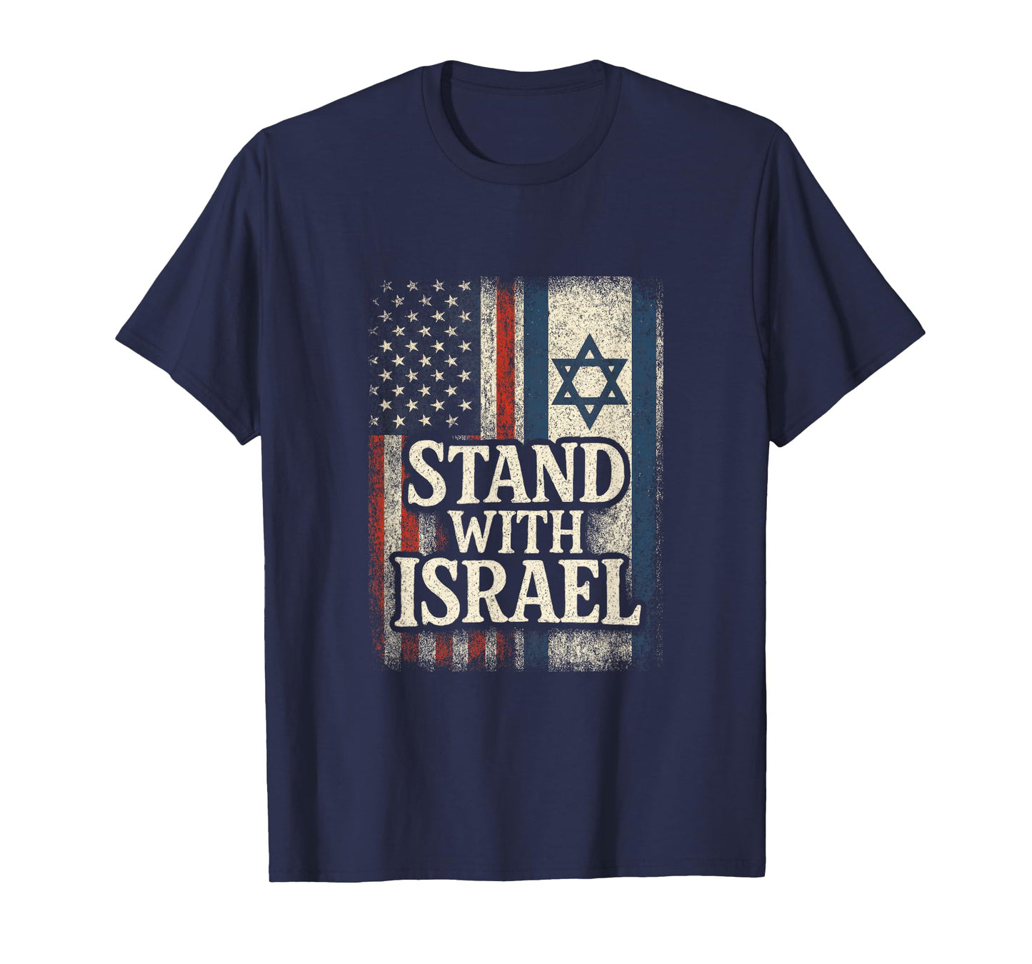 Israeli American Flag Pride Israel Usa T-Shirt