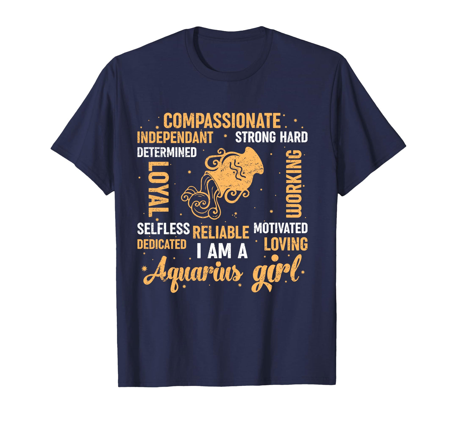 Aquarius Girl Birthday Astrology Zodiac Sign Women Long Sleeve T-Shirt