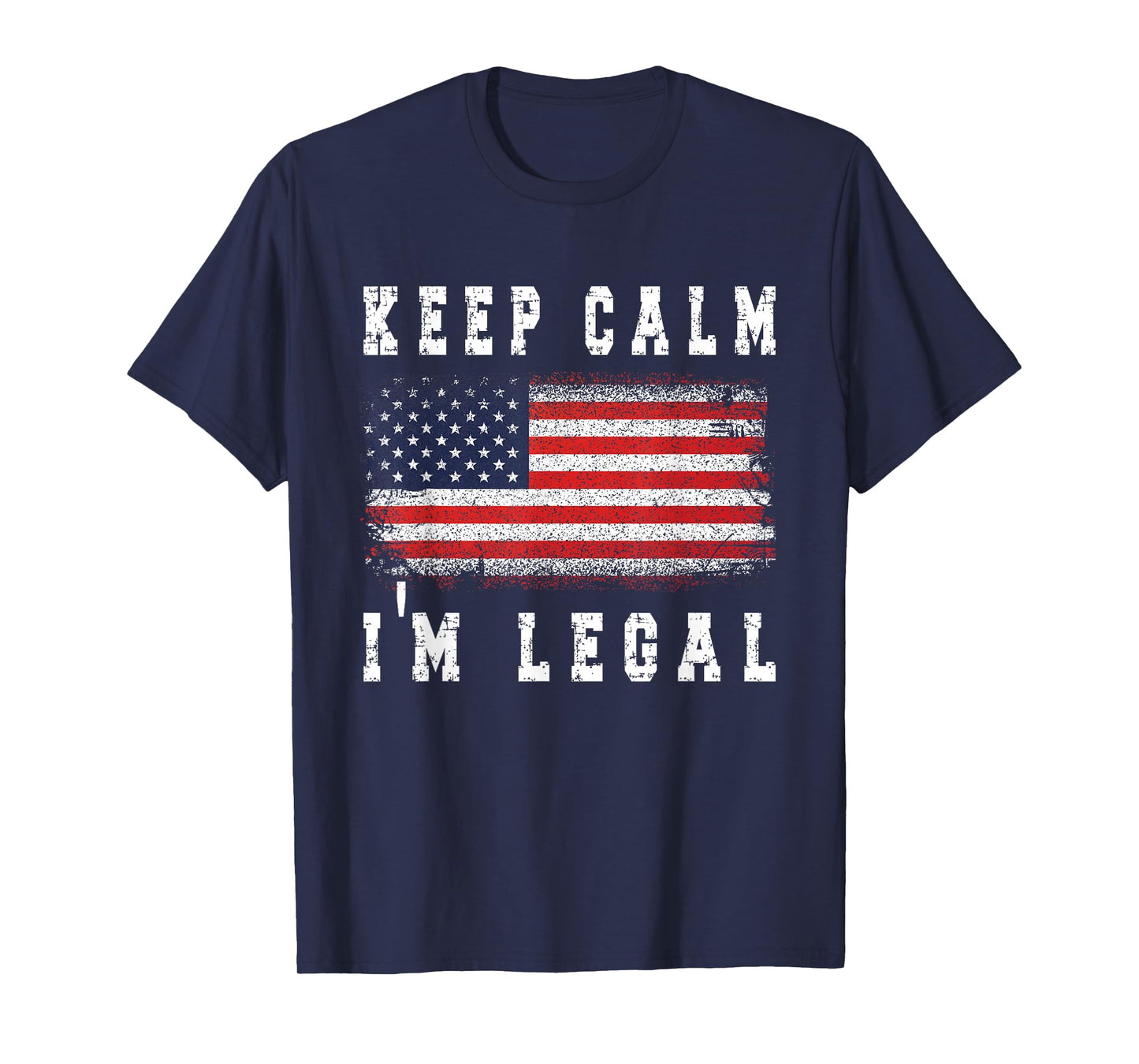 I'm Legal New US Citizen American Flag US Citizenship USA T-Shirt