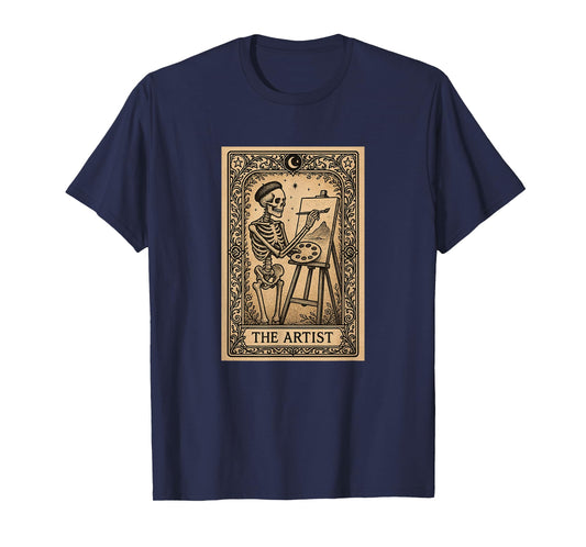 The Artist Tarot Card - Paint Painter Spooky Gothic Witchy T-Shirt
