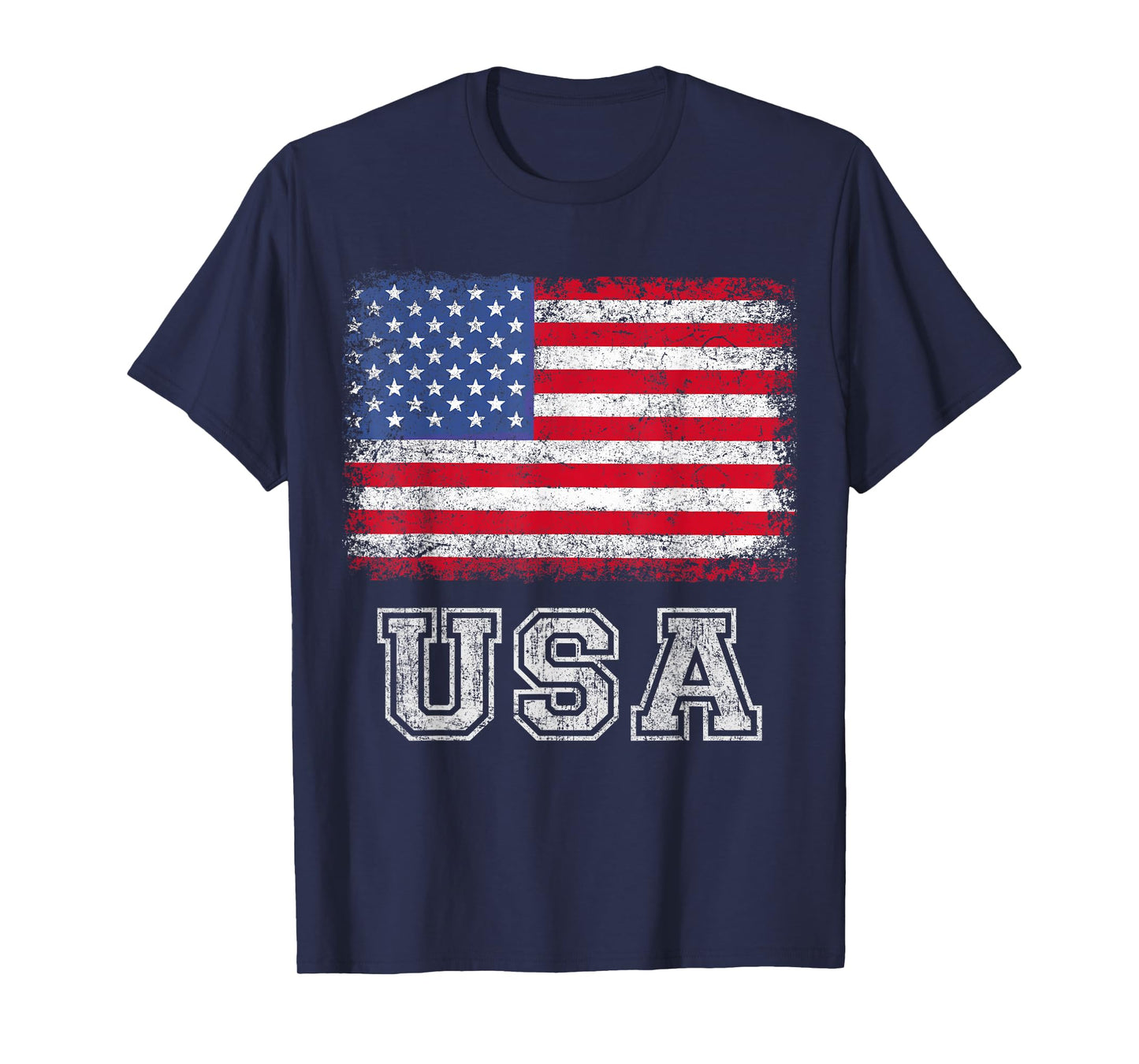 USA Patriotic American Flag for Men Women Kids Boys Girls US T-Shirt