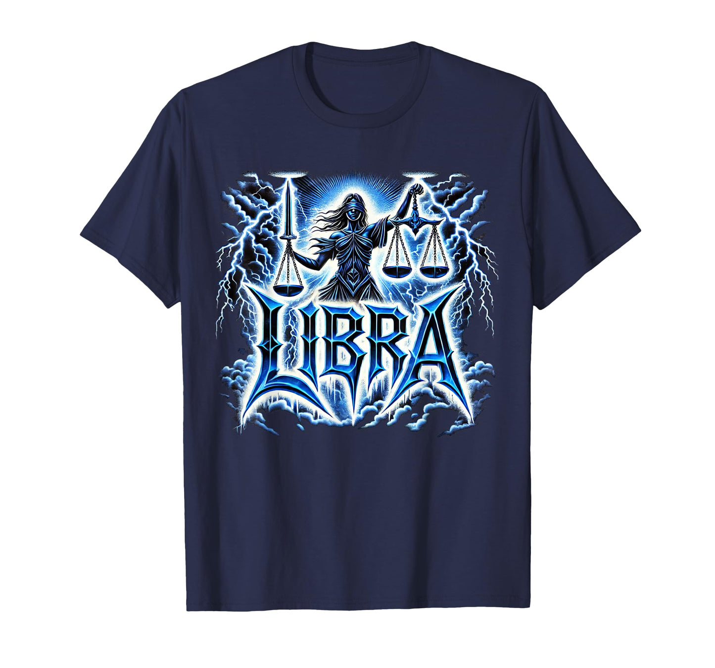 Libra Heavy Metal Zodiac T-Shirt