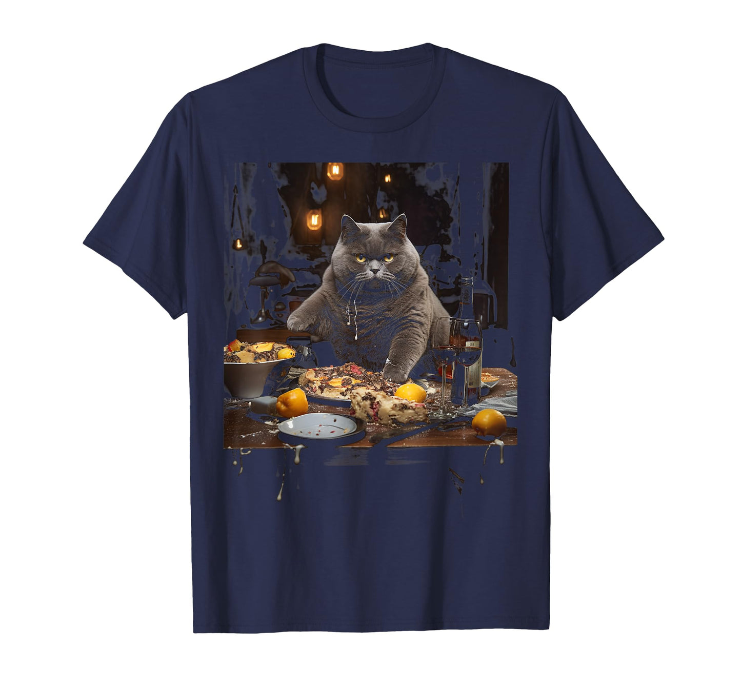 Chartreux Cat Eyes Kitty Kitten Cat Artwork Cat Face T-Shirt
