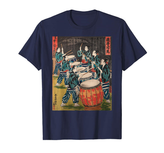Taiko Drumming Japanese Culture Japan Drum Music Instrument T-Shirt