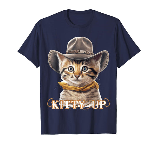 Cowboy Cat, Kitty Up, Country Cat Cowboy T-Shirt