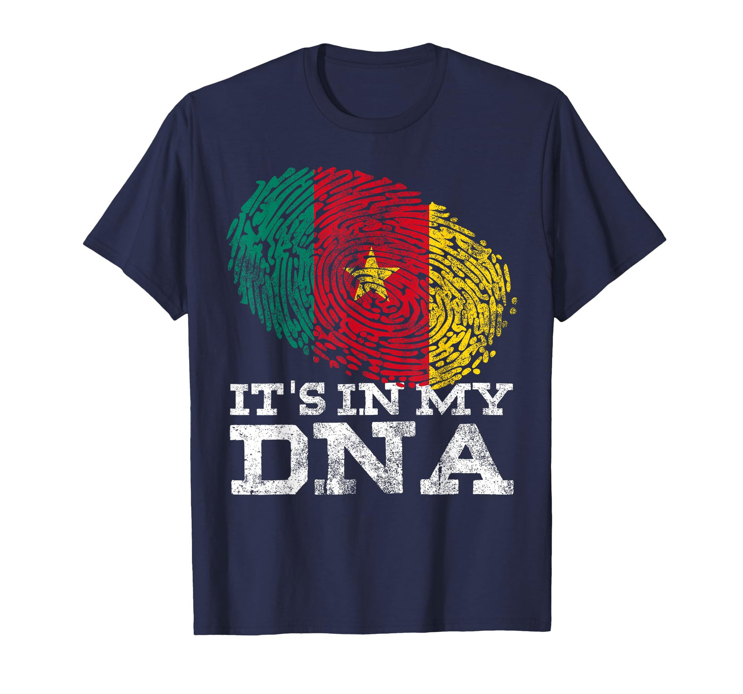 It's in My DNA Cameroonian Gifts African Cool Cameroon Flag T-Shirt