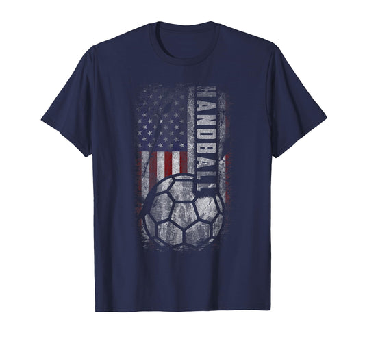 American Handball Patriot Grunge USA Distress Flag Gift T-Shirt