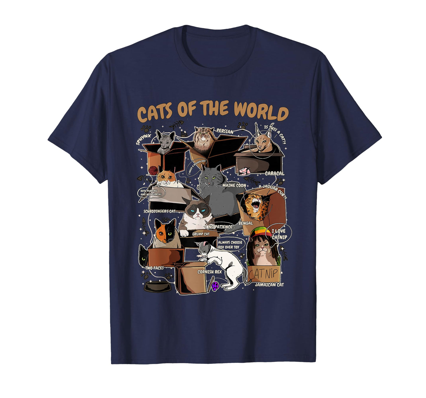 Funny Cat Meme Shirt for Cat Lover Cat Animals of the World T-Shirt