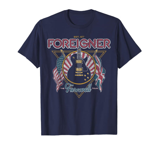 Foreigner Guitar Flag T-Shirt