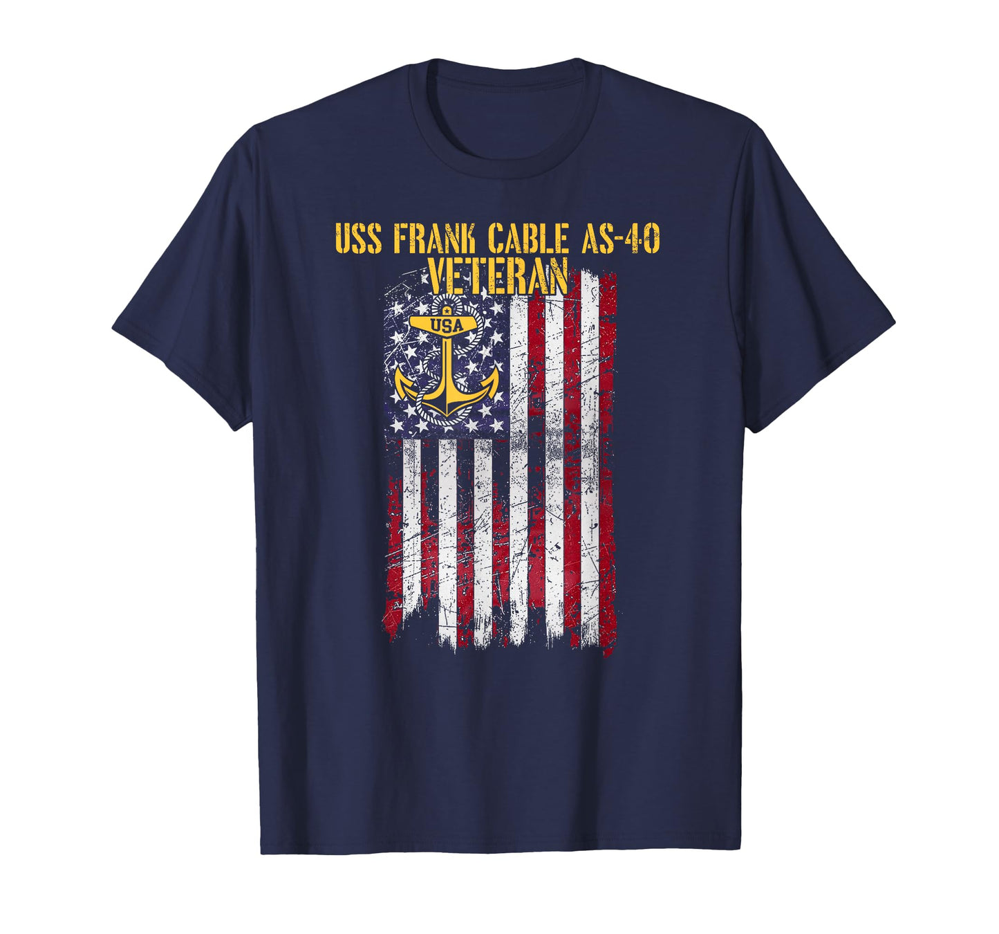 USS Frank Cable AS-40 Submarine Tender Veteran T-Shirt