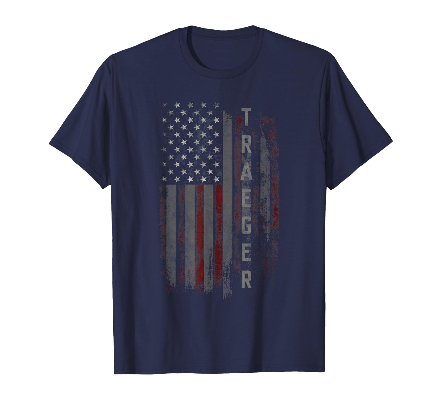 Traeger Family American Flag T-Shirt