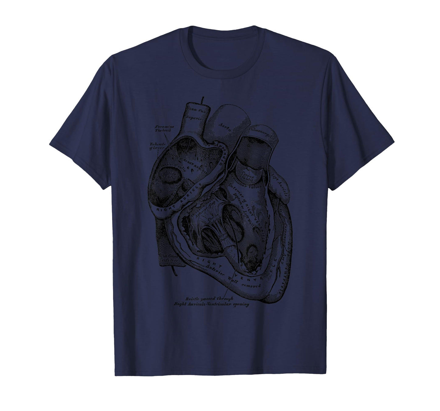 Anatomical Human Heart Medical Anatomy Vintage T-Shirt