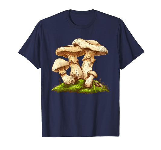 King Trumpet Mushrooms With Moss T-Shirt