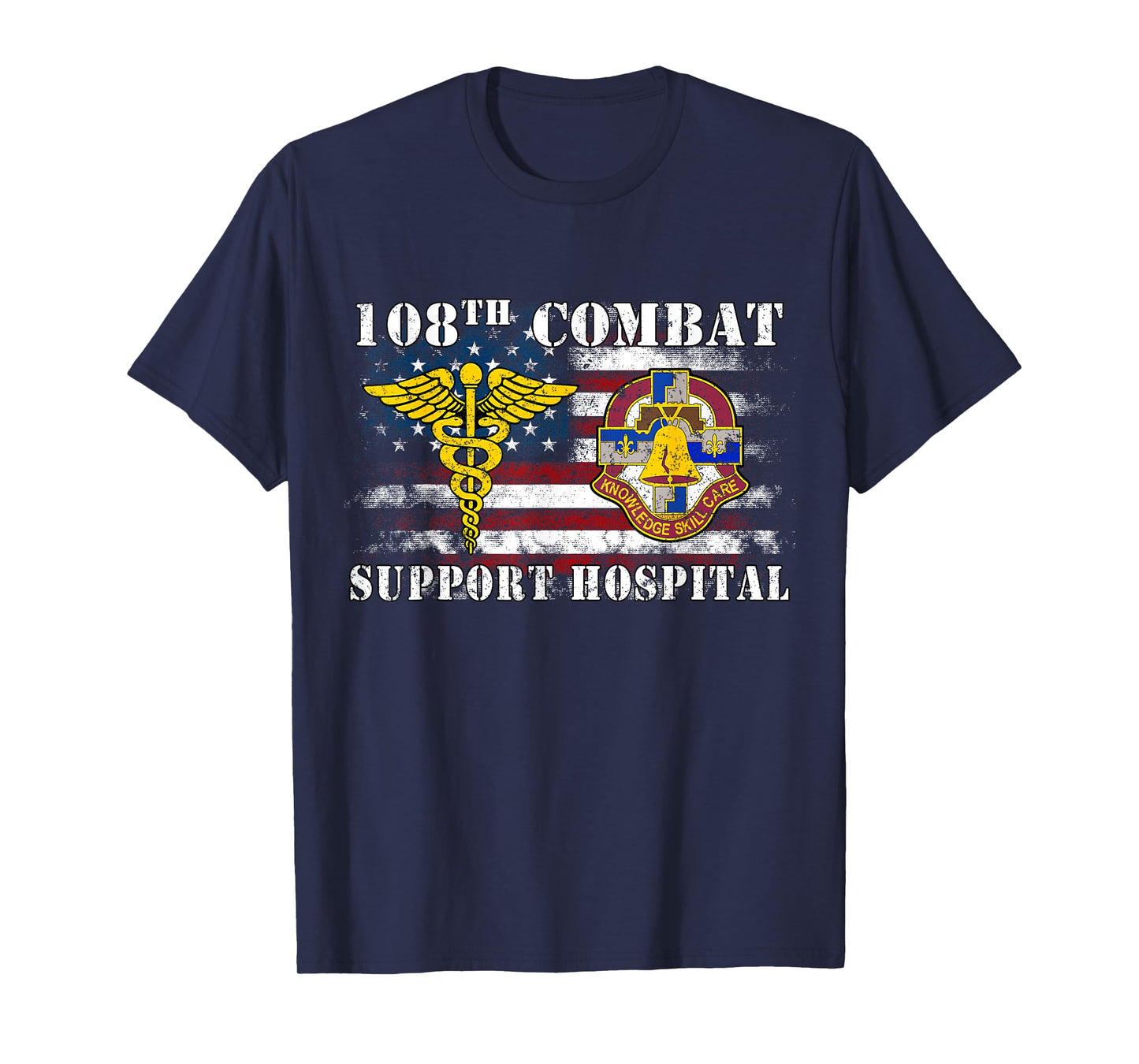 108th Combat Support Hospital Veterans Day Vintage Gifts T-Shirt