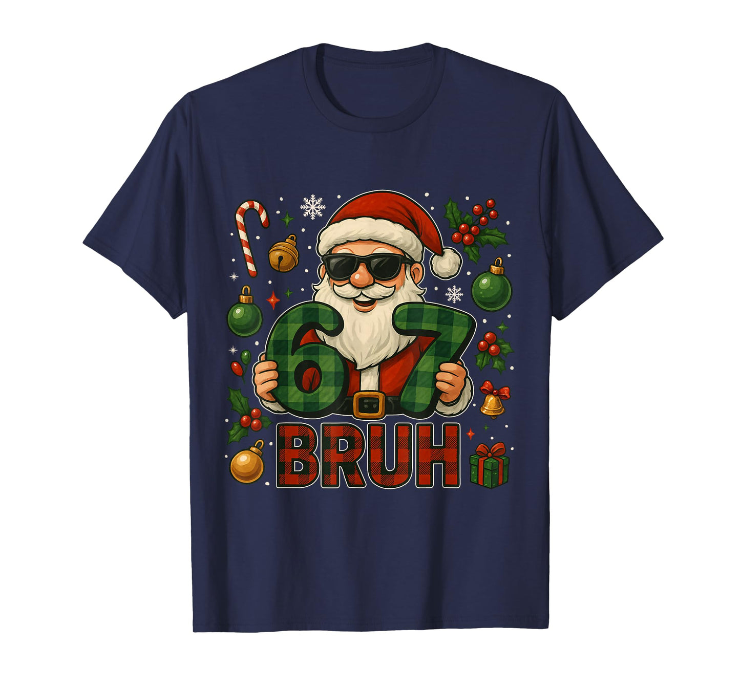 67 Meme Six Seven for Kids Men Boys Girls Bruh Christmas T-Shirt