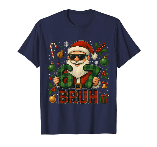 67 Meme Six Seven for Kids Men Boys Girls Bruh Christmas T-Shirt