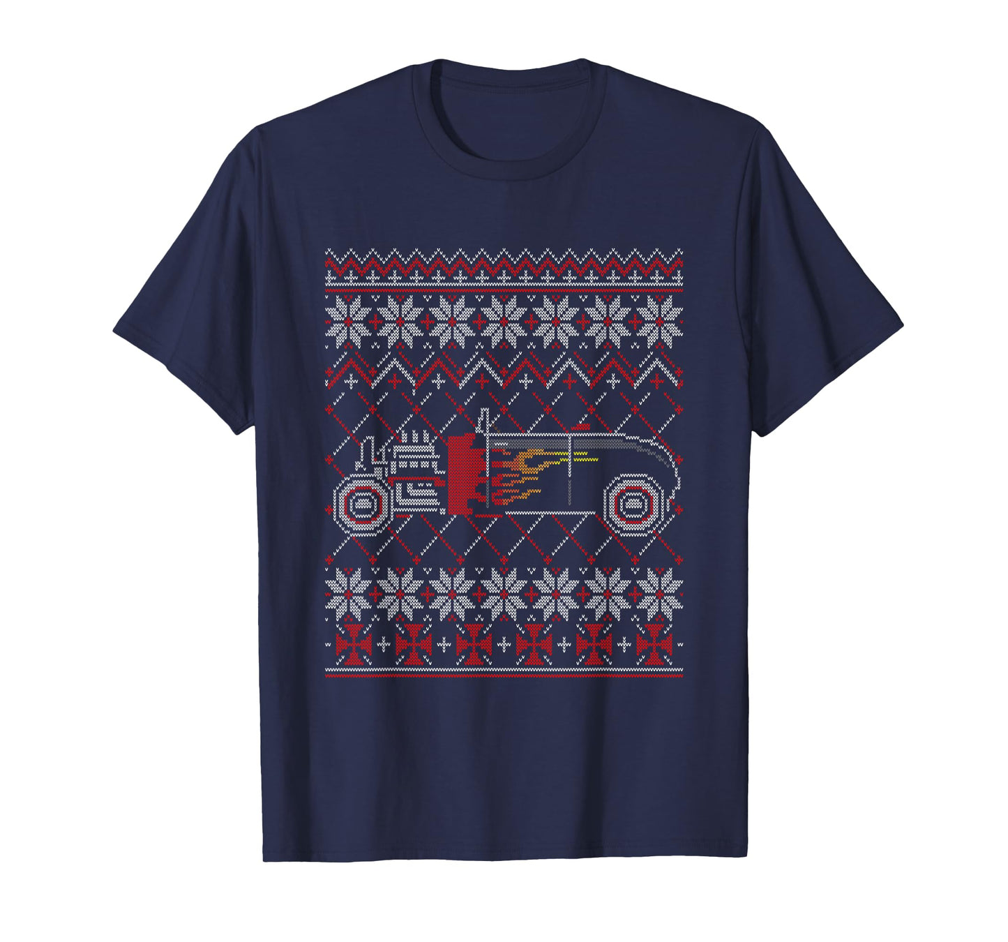Hot-Rod Racing Ugly Christmas Sweater Vintage Car Tuning T-Shirt