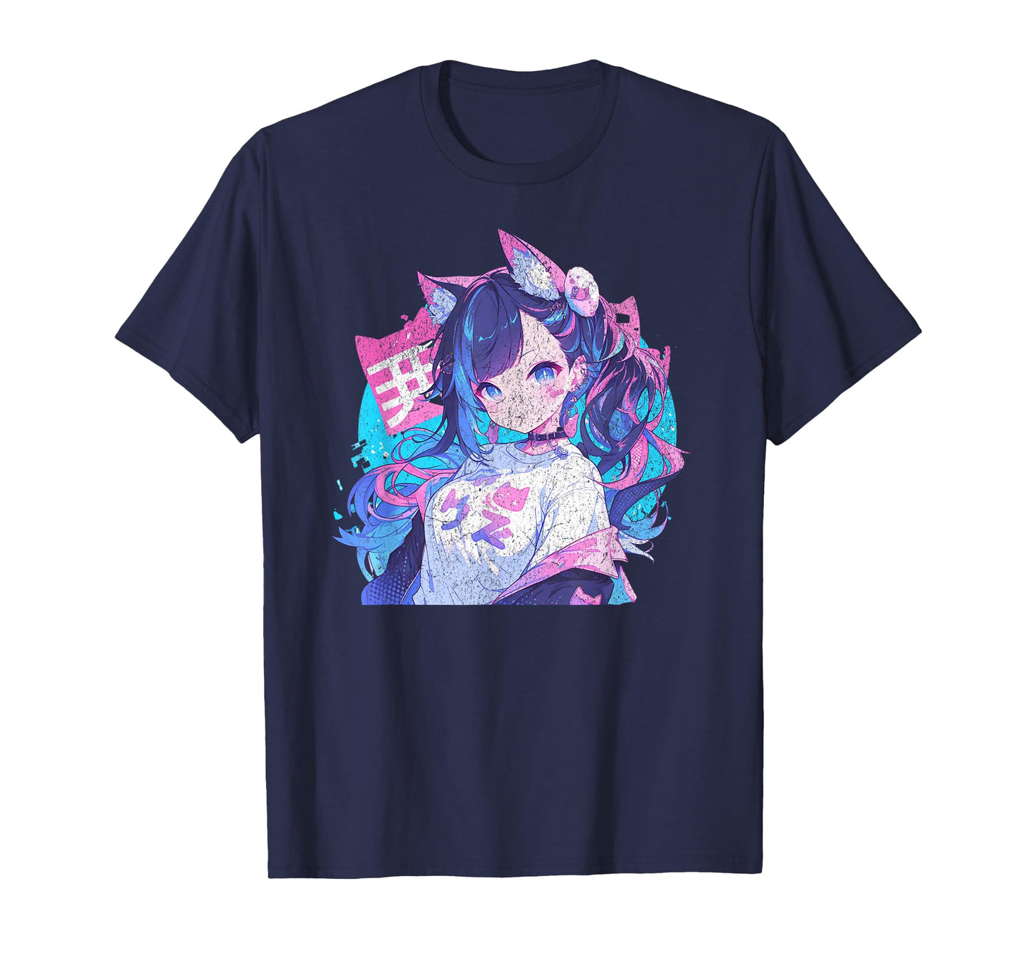 Anime Waifu Cute Cat Girl Manga Video Game Vtuber Sweet T-Shirt