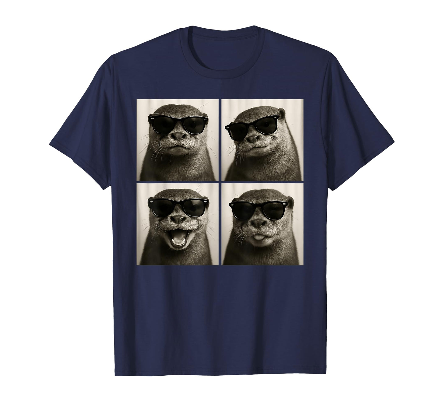 Funny Otter Lover Cute Sea Otter Photo Booth T-Shirt