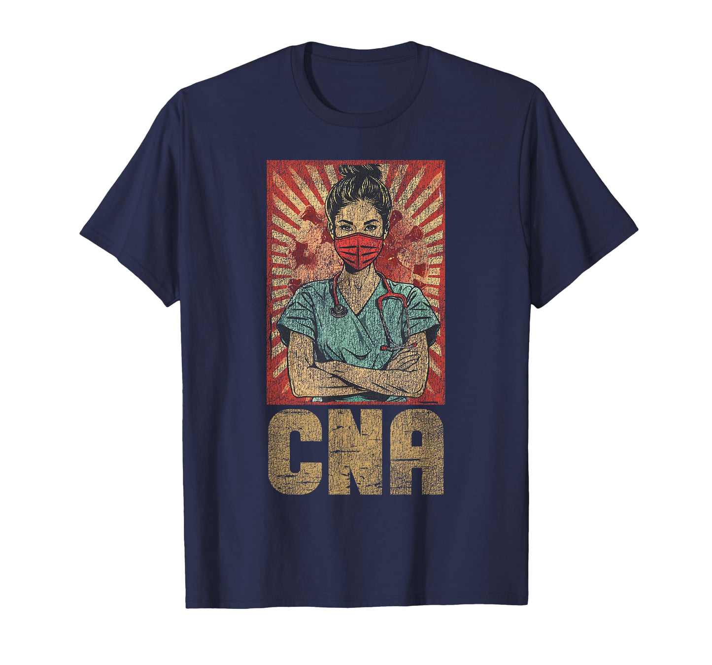 CNA Nurse Certified Nursing Assistant Retro Vintage Cna T-Shirt