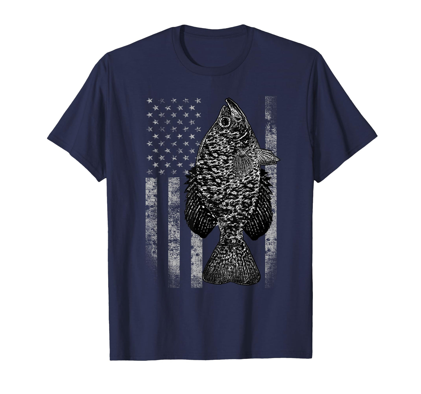 Crappie Flag - Crappie Fishing Flag T-Shirt