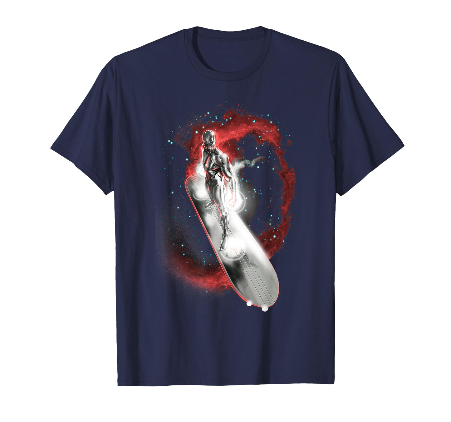 Marvel Fantastic Four Silver Surfer Epic Galaxy Portrait T-Shirt