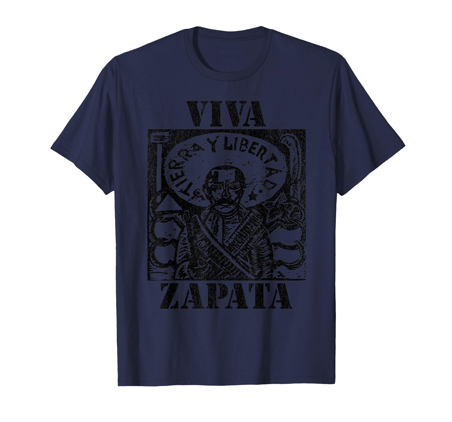 Vintage Viva Zapata Abolish Ice Protest Mexican Art No Kings T-Shirt