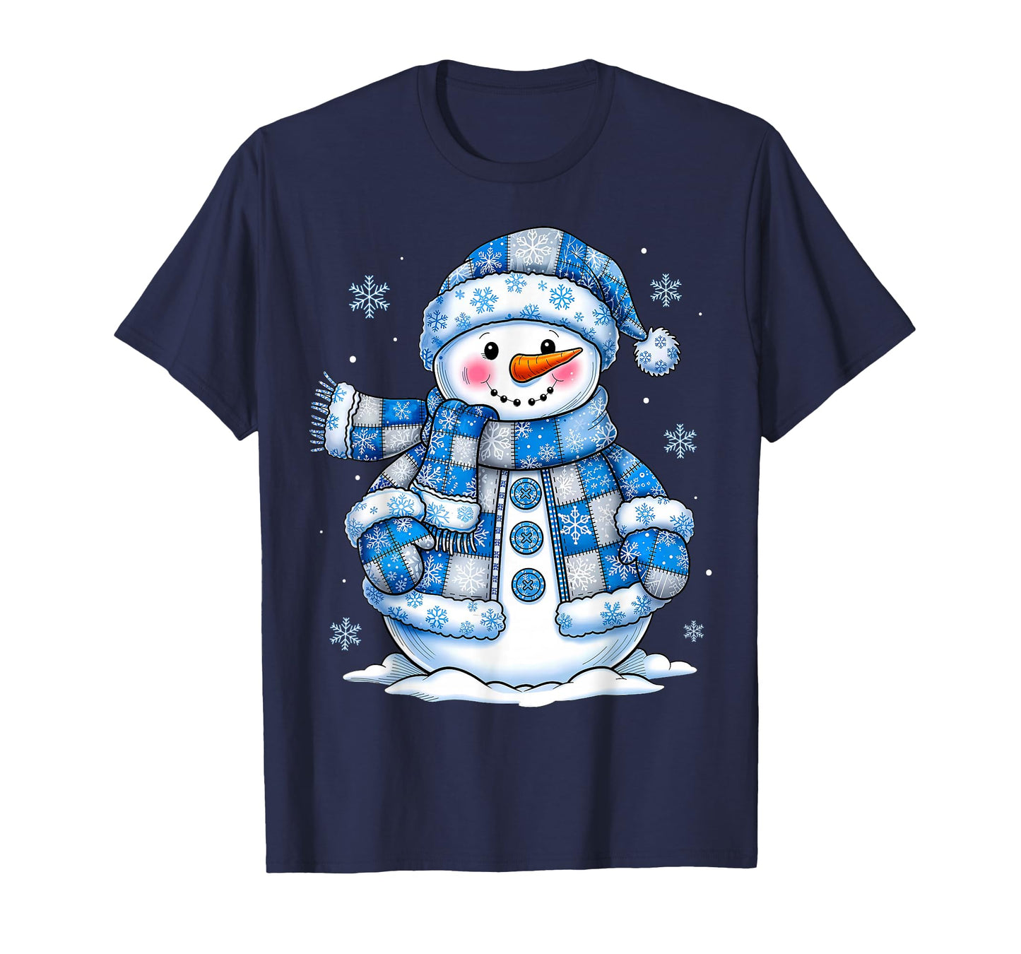 Snowman for Women Men Kids Grandkids Christmas T-Shirt