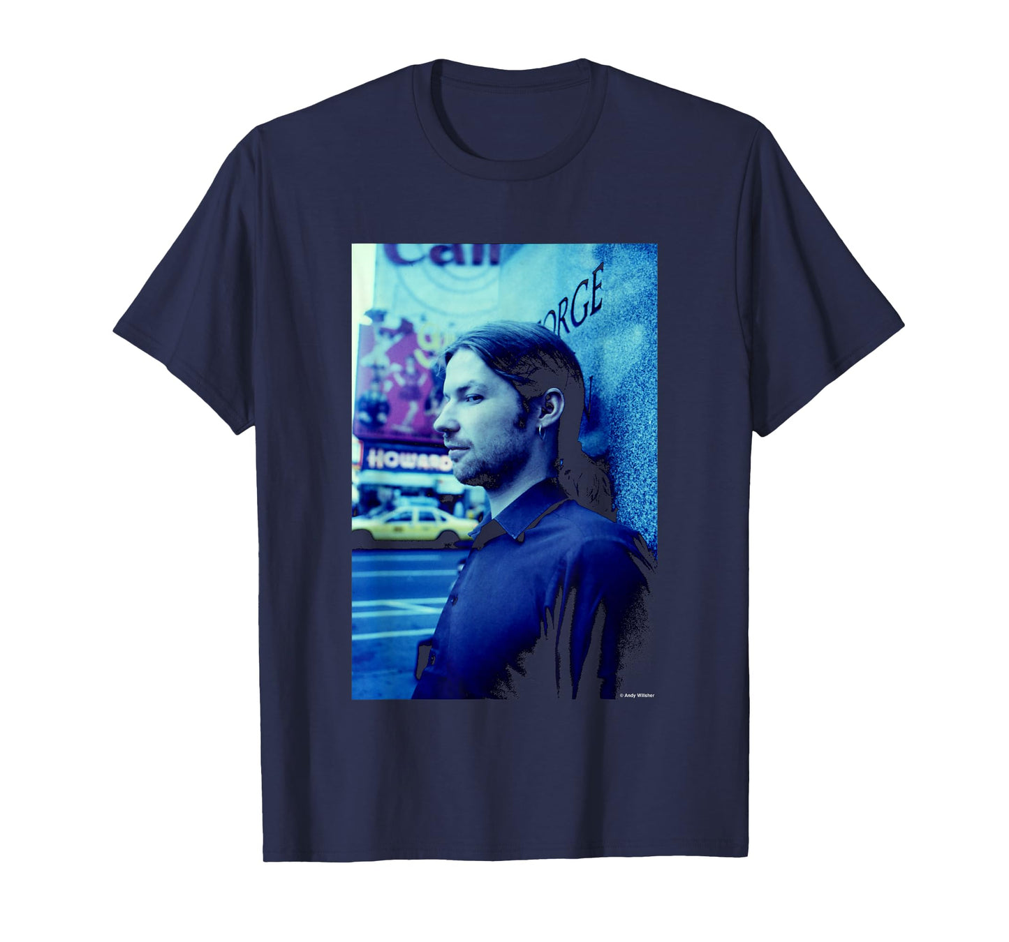 Aphex Twin Times Square New York City by Andy Willsher T-Shirt