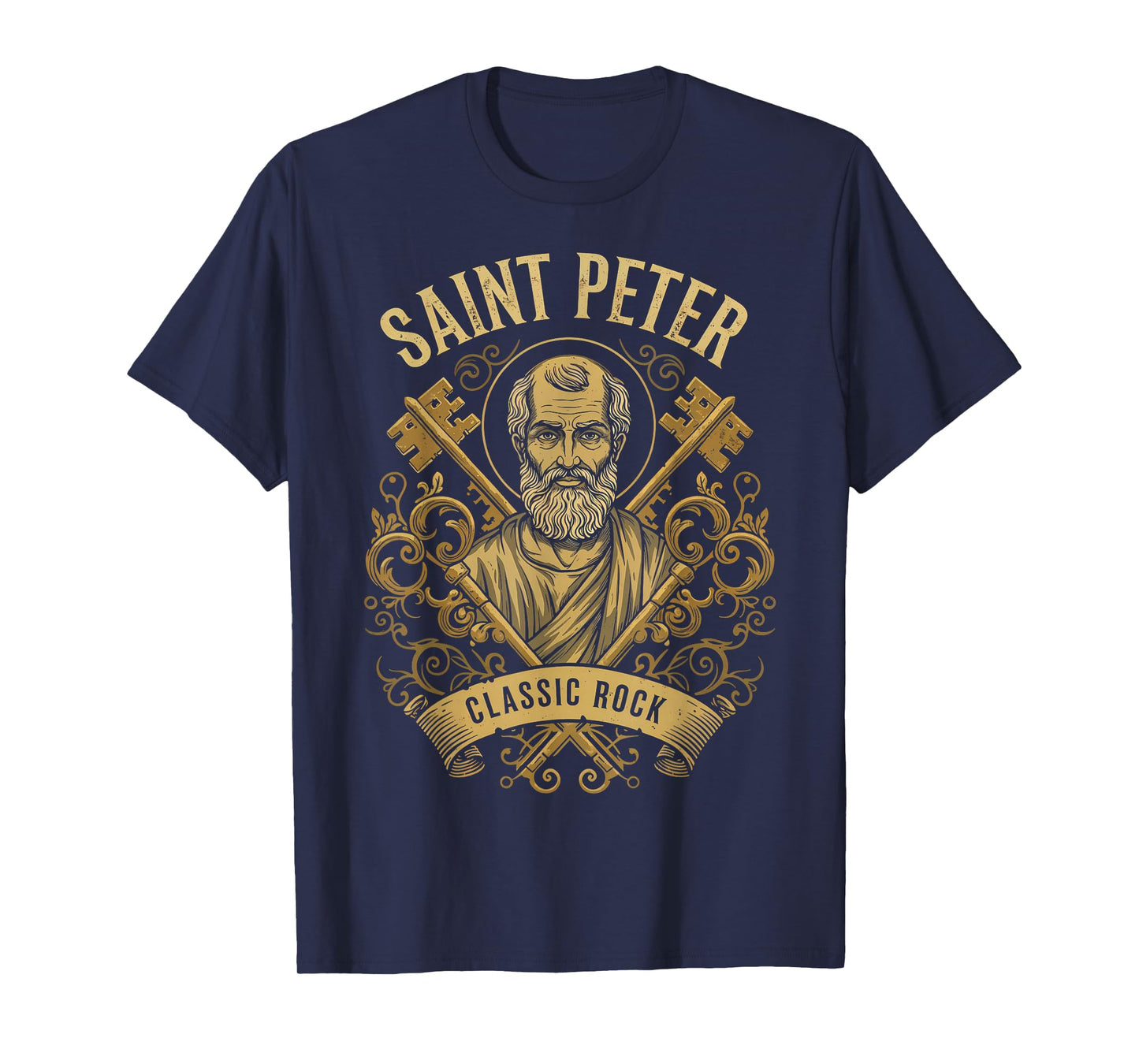 Saint Peter Classic Rock Pun St Peter Apostle Catholic T-Shirt