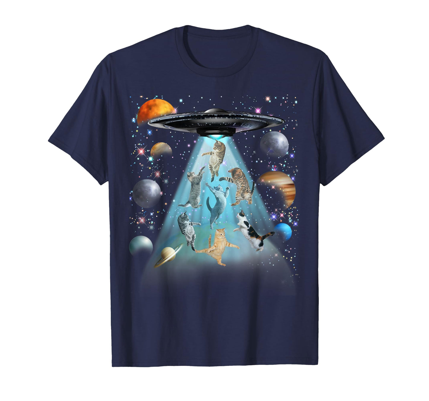 Galaxy Cat Funny T-Shirt for Cat Dad & Mom Lovers