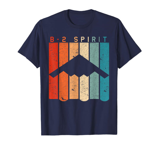 B-2 Spirit Bomber Aircraft Retro Vintage Style T-Shirt T-Shirt