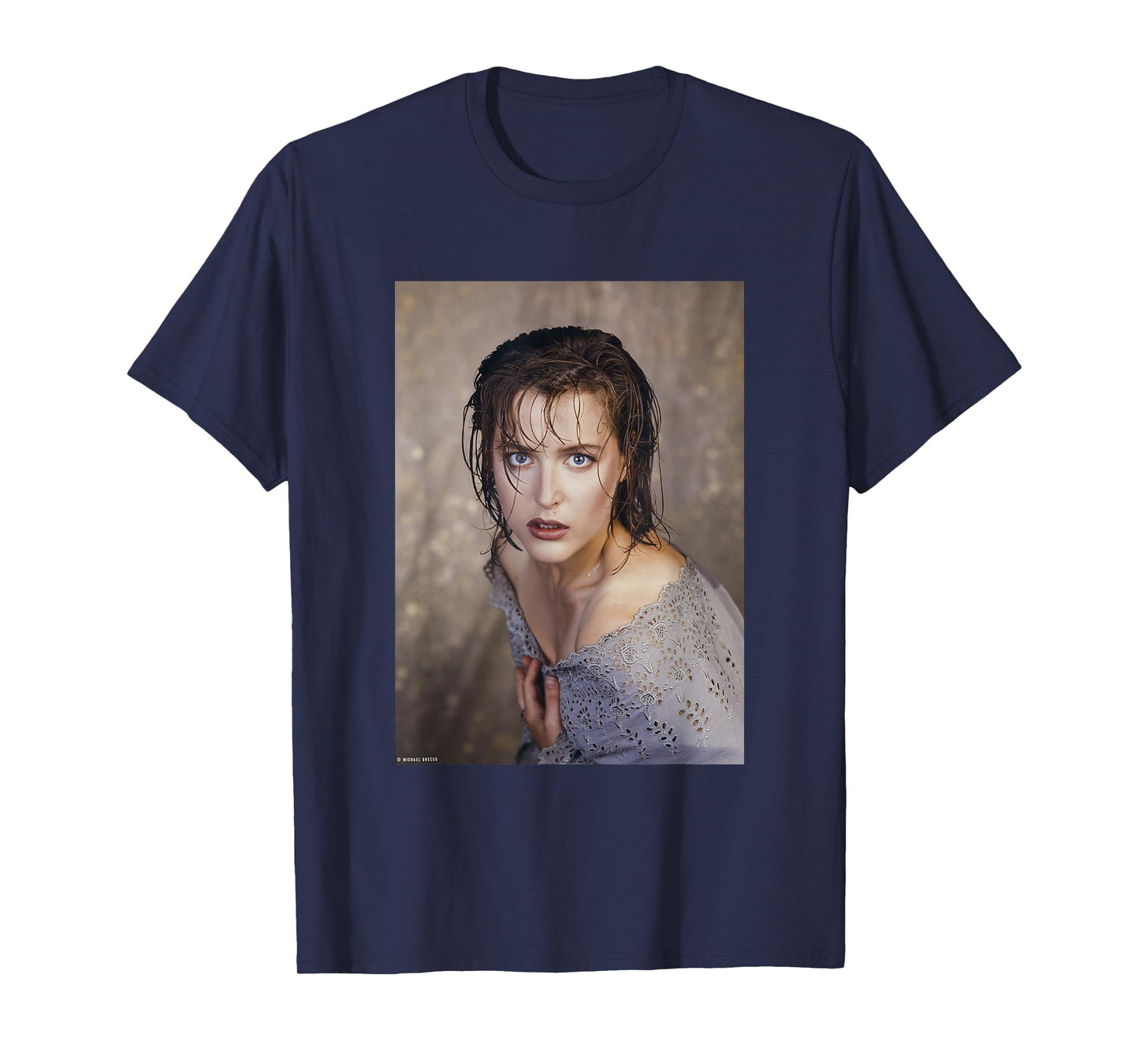 Gillian Anderson The X Files Dana Scully by Michael Grecco T-Shirt