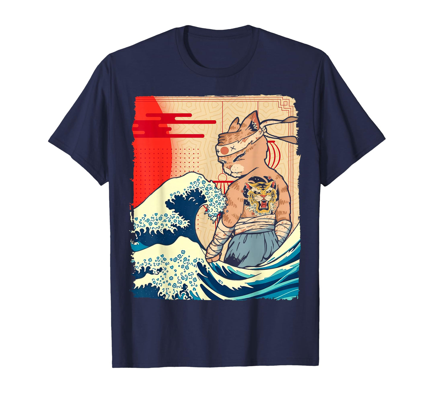 Japanese Ninja Art and Japan Karate, Jujutsu Cat T-Shirt