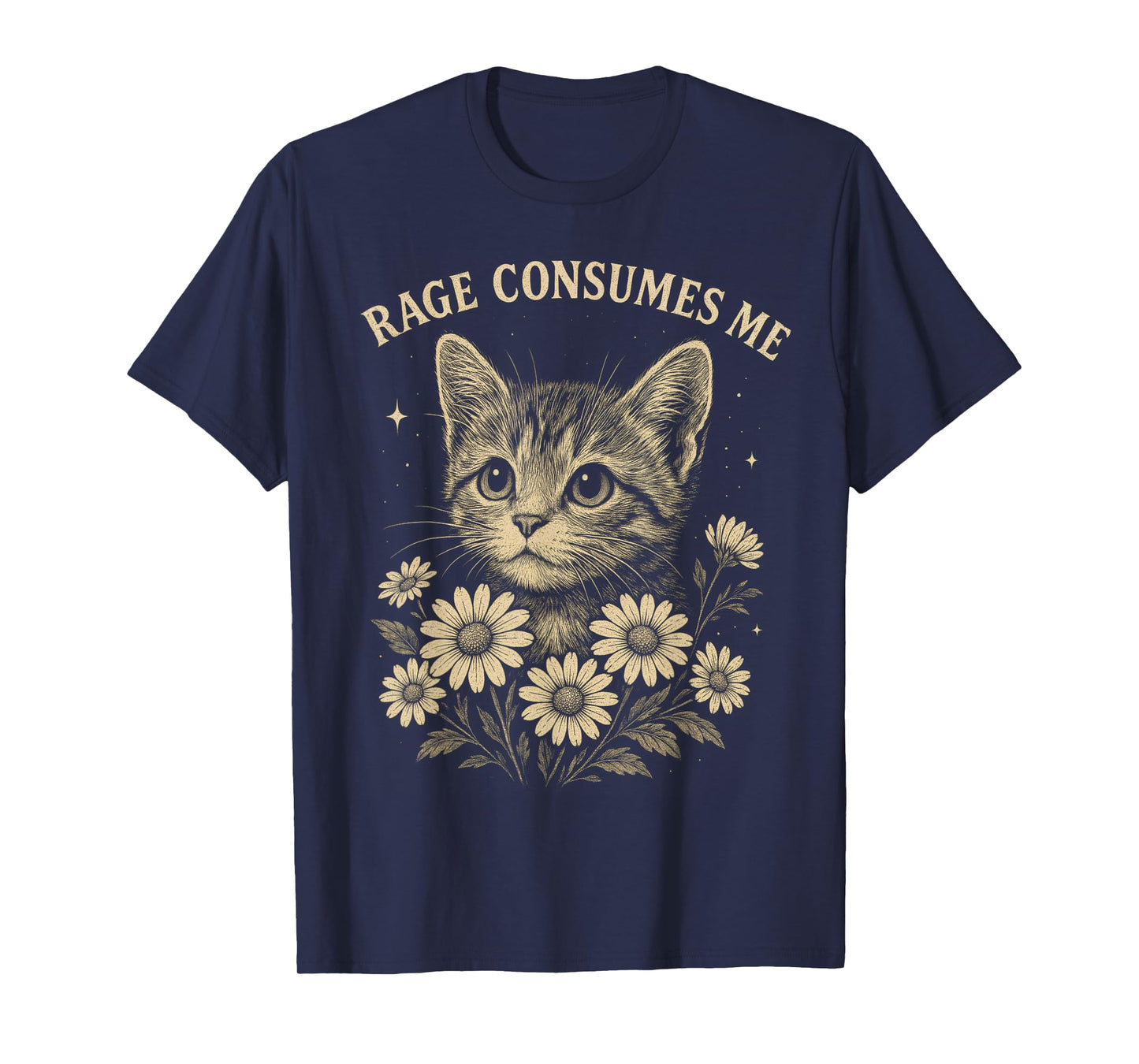 Rage Consumes Me Funny Cat Meme T-Shirt