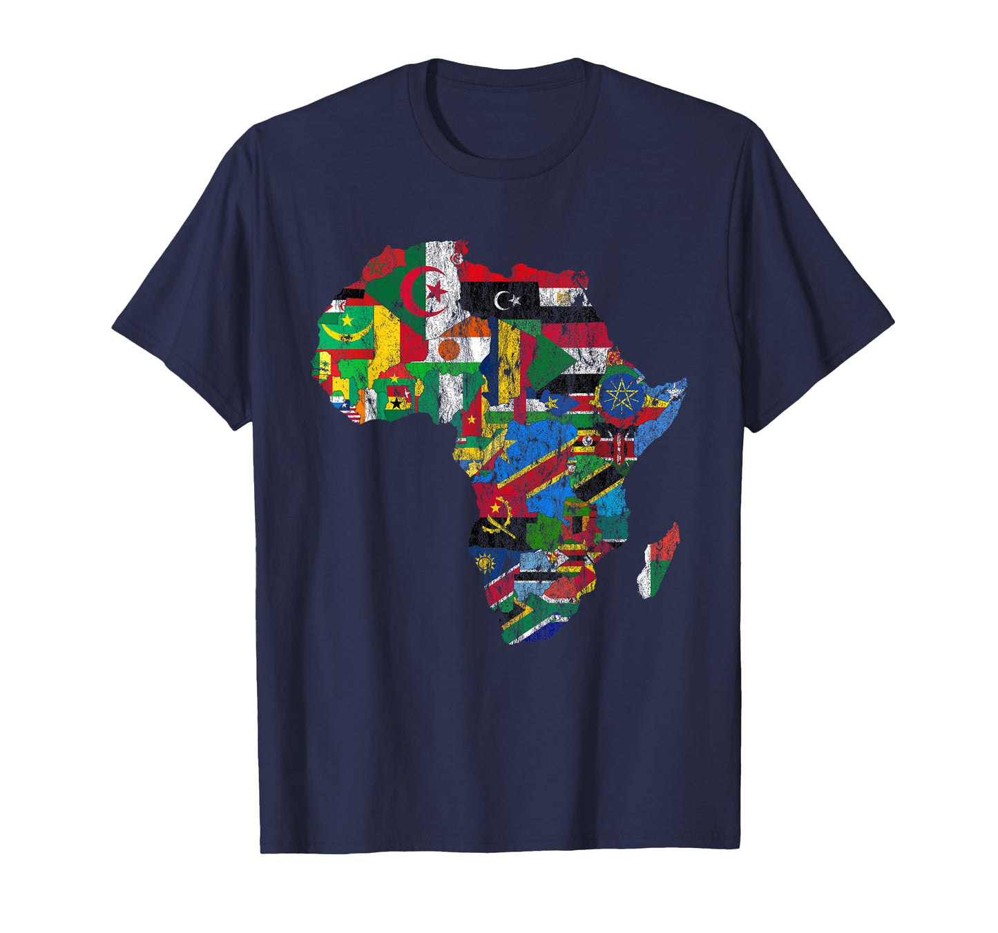 African Flags, African Silhouette, Africa Map, African Pride T-Shirt