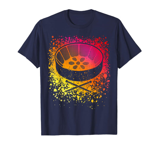 Cool Steel Pan Drum Art for Awesome Pannist in Steel Band T-Shirt