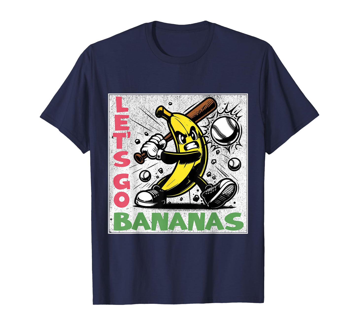 Let's Go Bananas Funny Banana Youth Kids Boys Girls T-Shirt