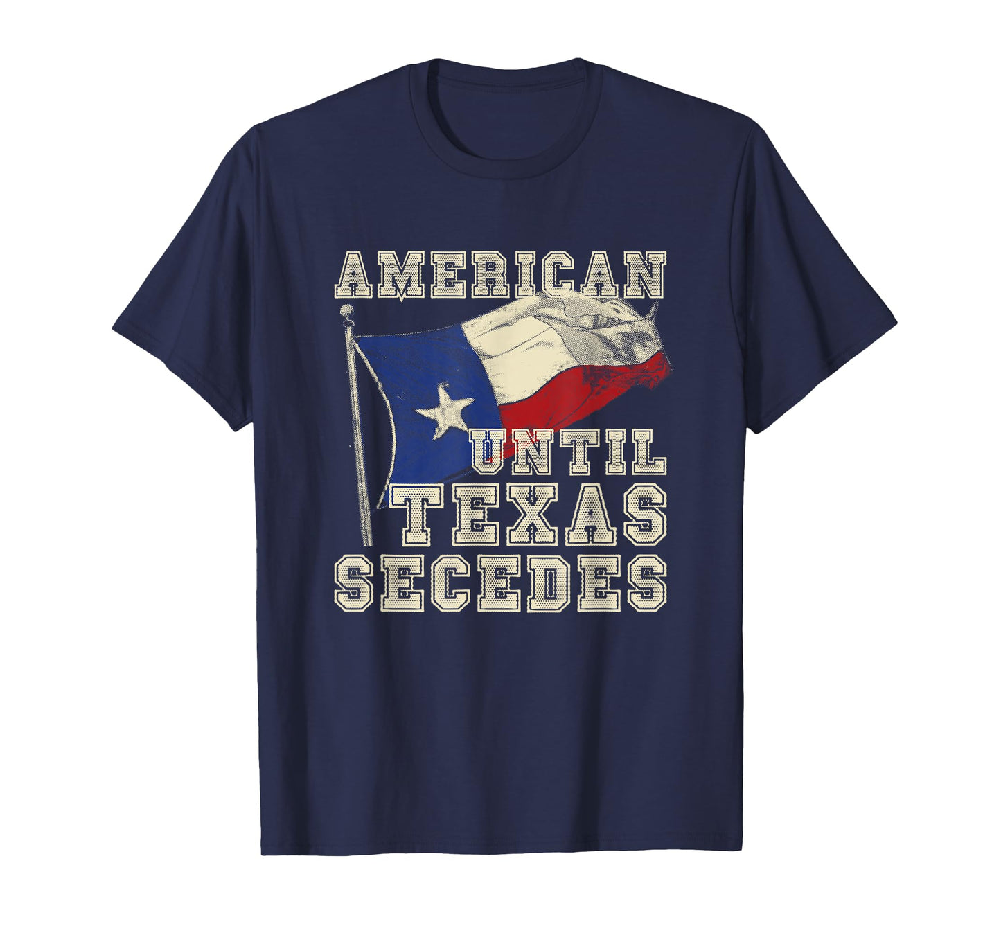 Cowboy Texas Bullriding Rodeo Gift American Until Texas Secedes Texas T-Shirt