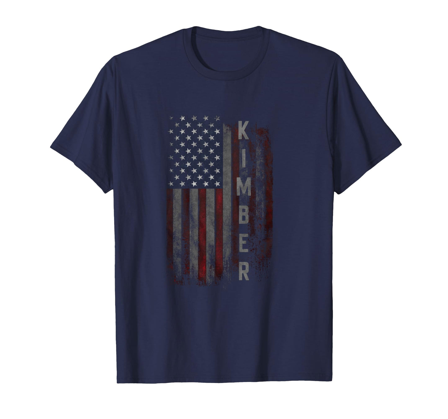 Kimber Family American Flag T-shirt Gift for men Long Sleeve T-Shirt