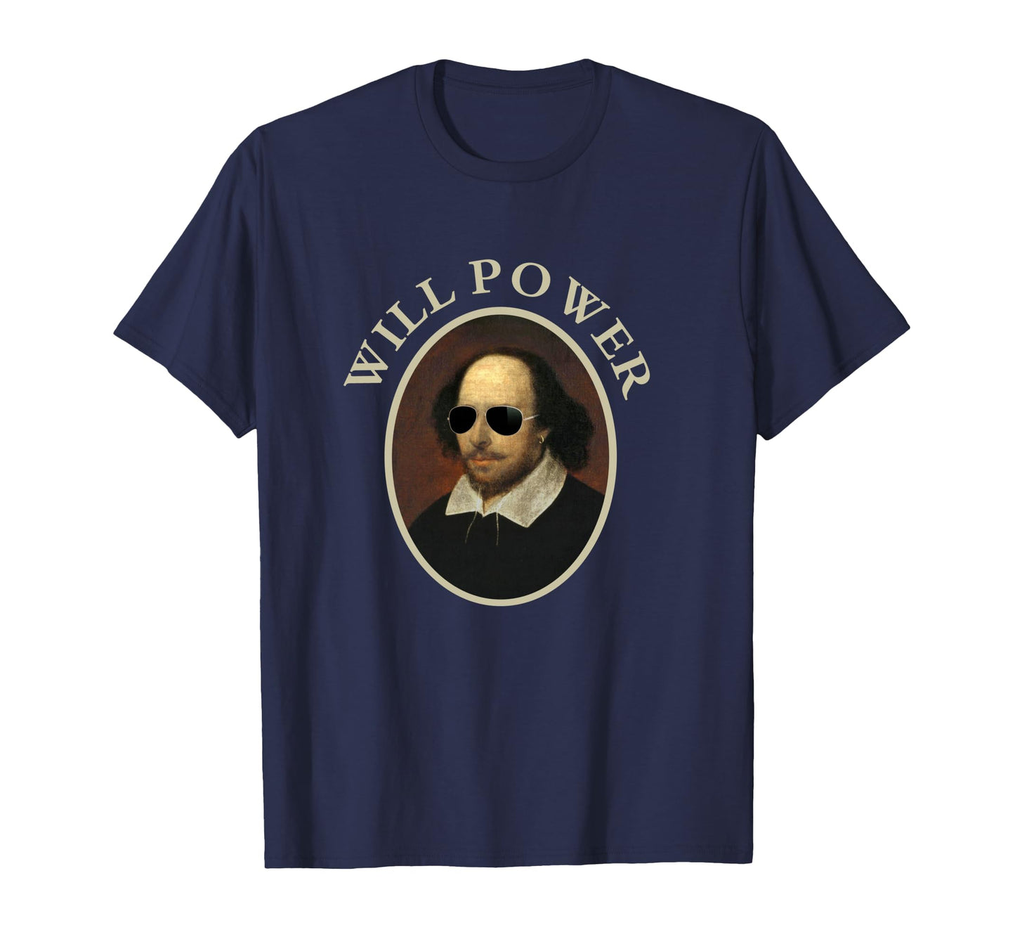 Classic William Shakespeare Will Power TShirt-Funny Quote Long Sleeve T-Shirt